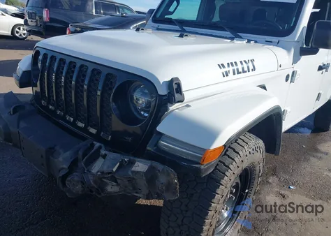 2021 Jeep Gladiator Willys 4X4 from USA, damaged, VIN 1C6HJTAG7ML549963